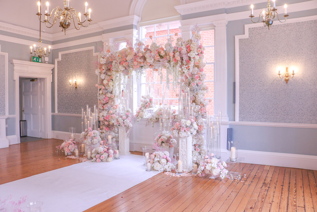 Micro Wedding Arch, Chelsea Town hall