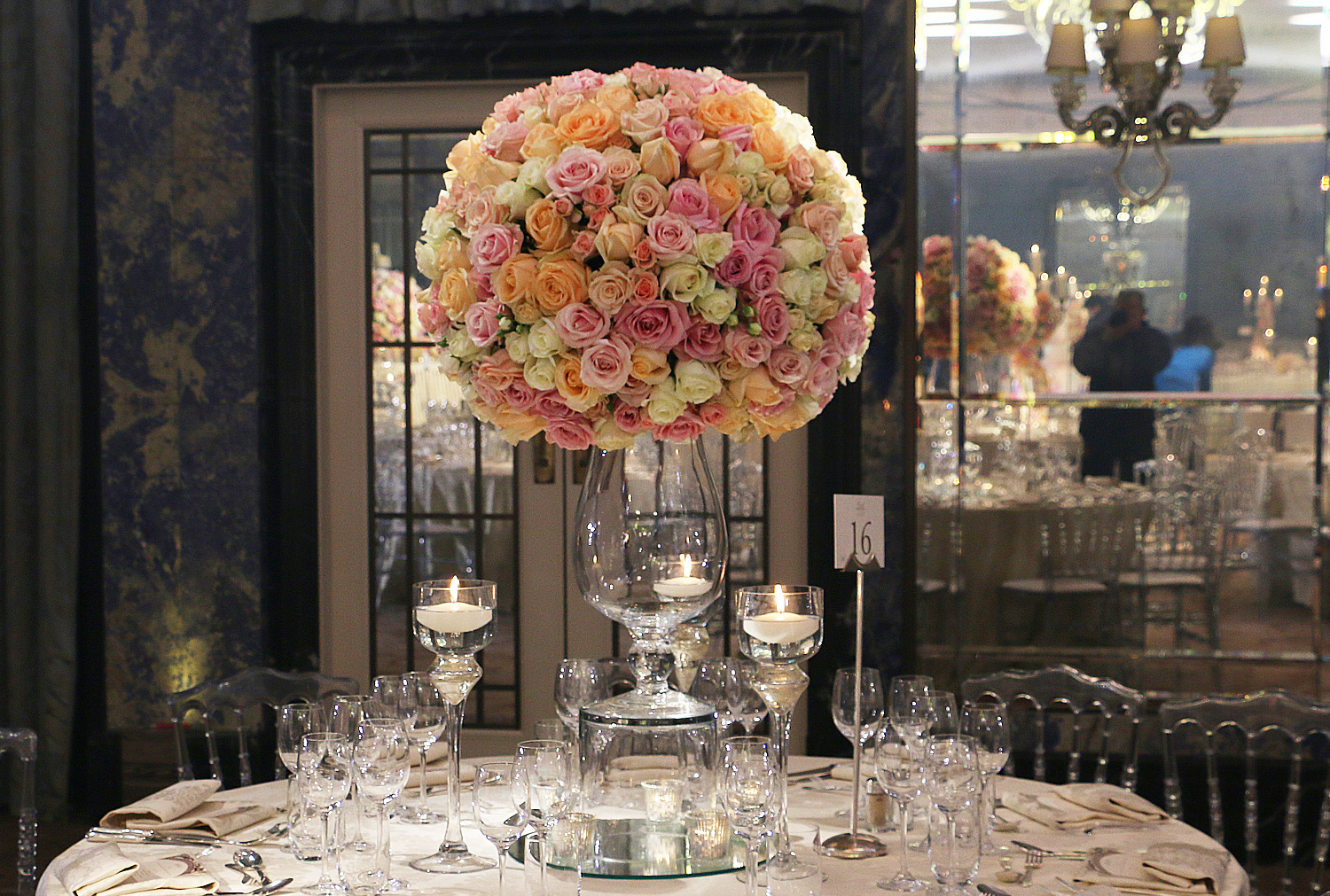 Wedding Reception, The Dorchester, Luxury Flowers